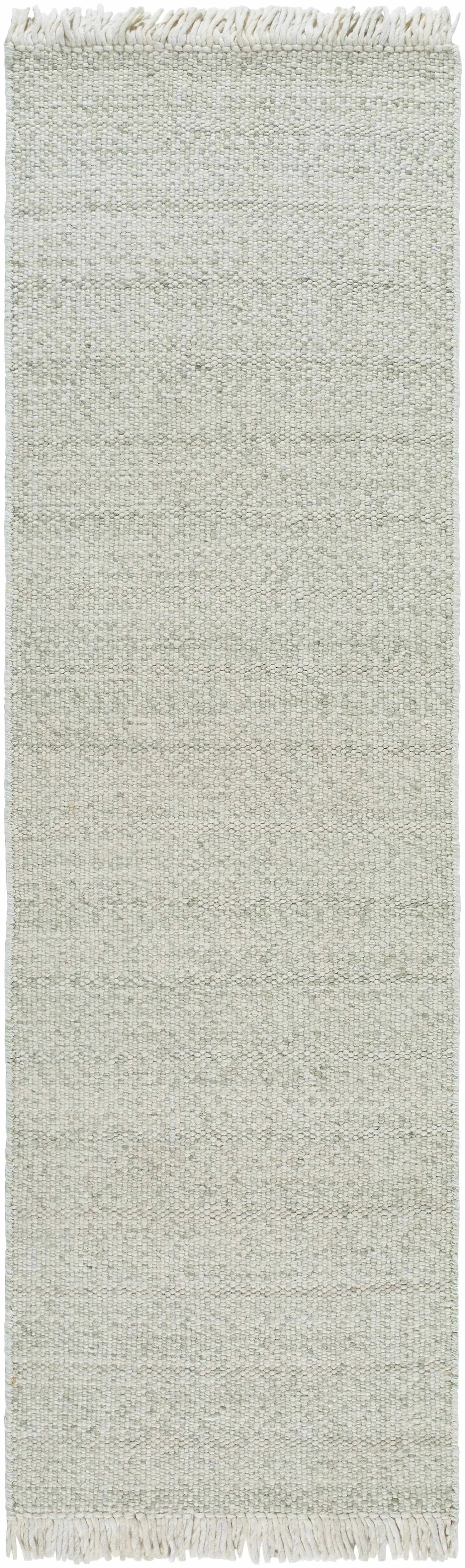 Sorell Sage Textured Weave Cottage Farmhouse Wool Handmade Area Rug - Clearance by Boutique Rugs