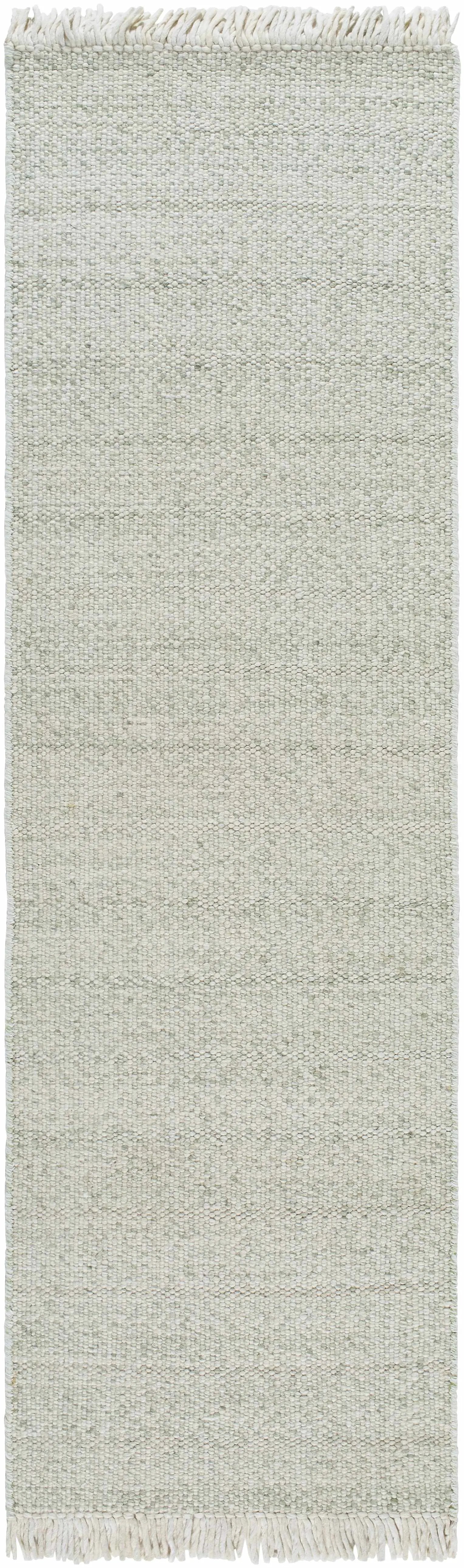 Sorell Sage Textured Weave Cottage Farmhouse Wool Handmade Area Rug - Clearance by Boutique Rugs