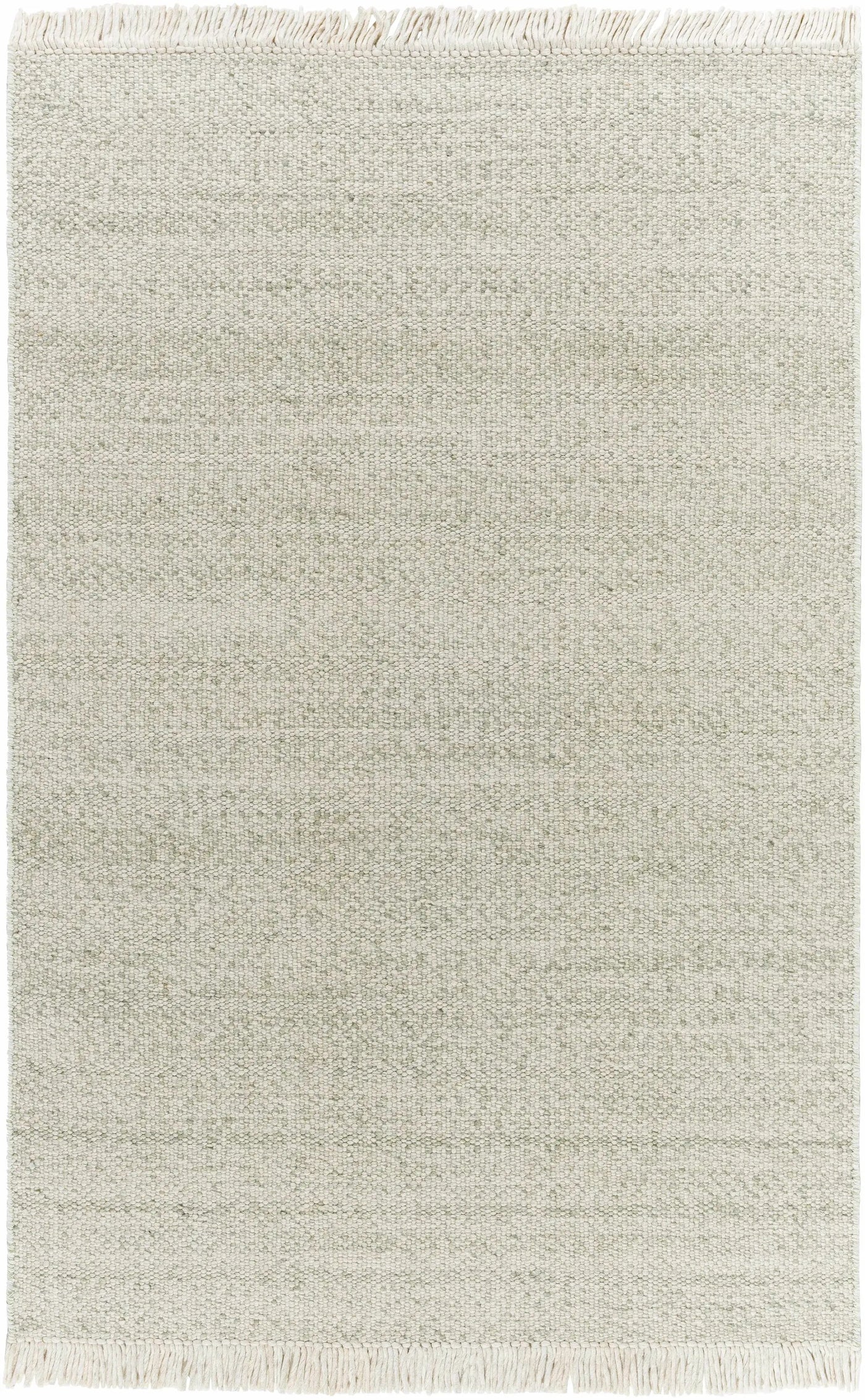 Sorell Sage Textured Weave Cottage Farmhouse Wool Handmade Area Rug - Clearance by Boutique Rugs
