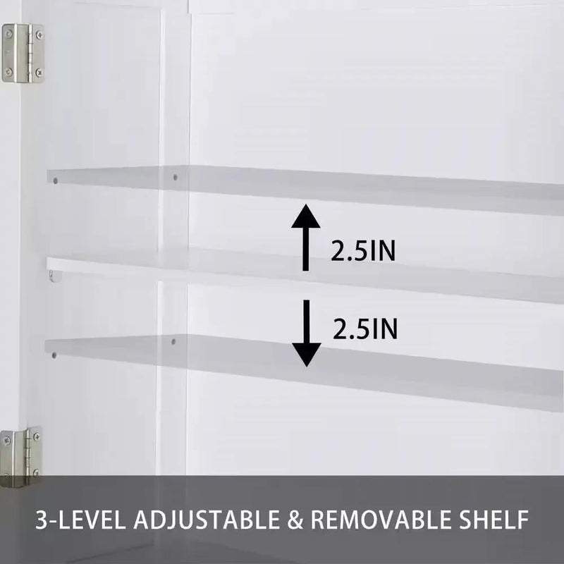 Over the Toilet Bathroom Storage Cabinet Shelving Unit in Grey Wood Finish by HomePacific