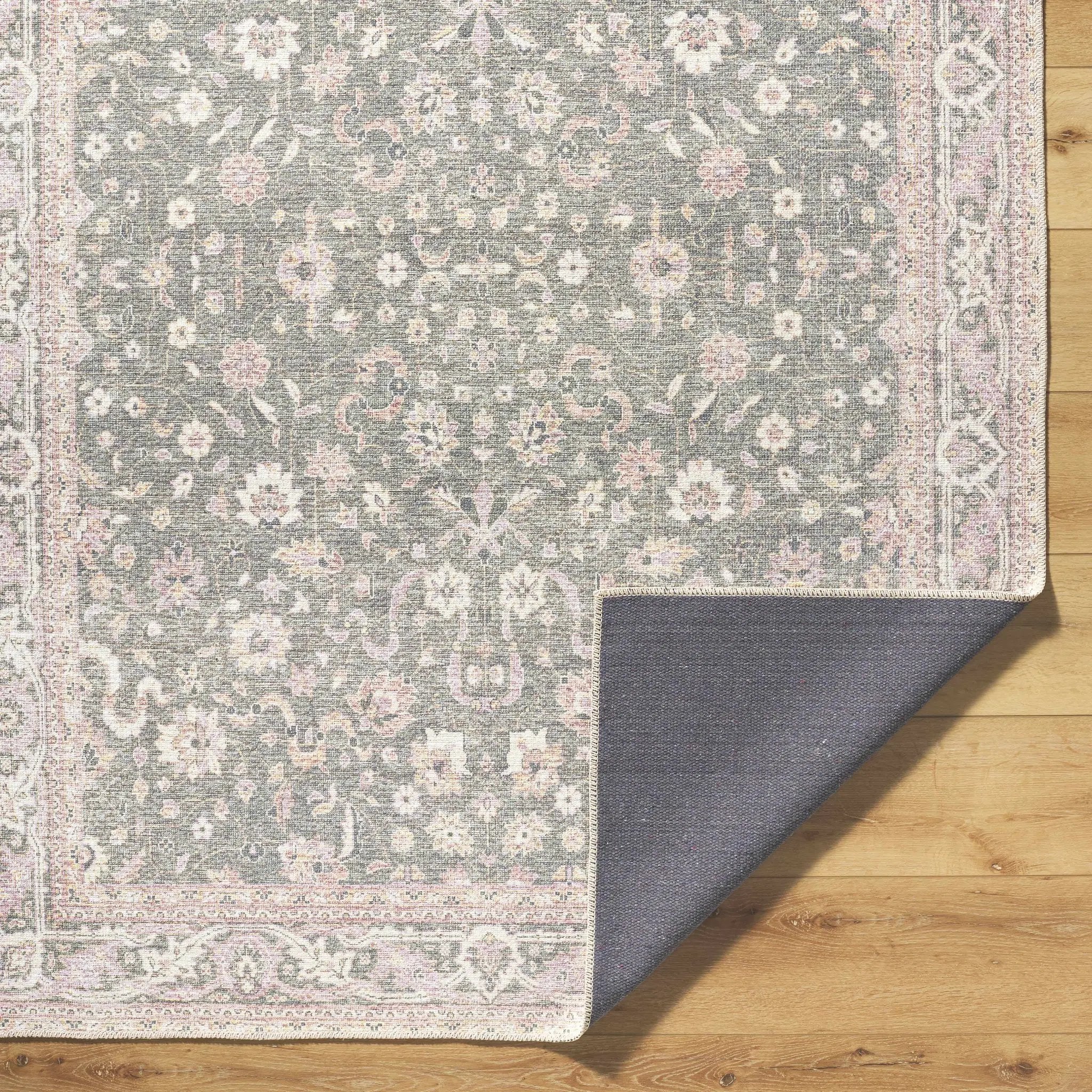 Alyson Vintage Flat Pile Washable Rug by Boutique Rugs