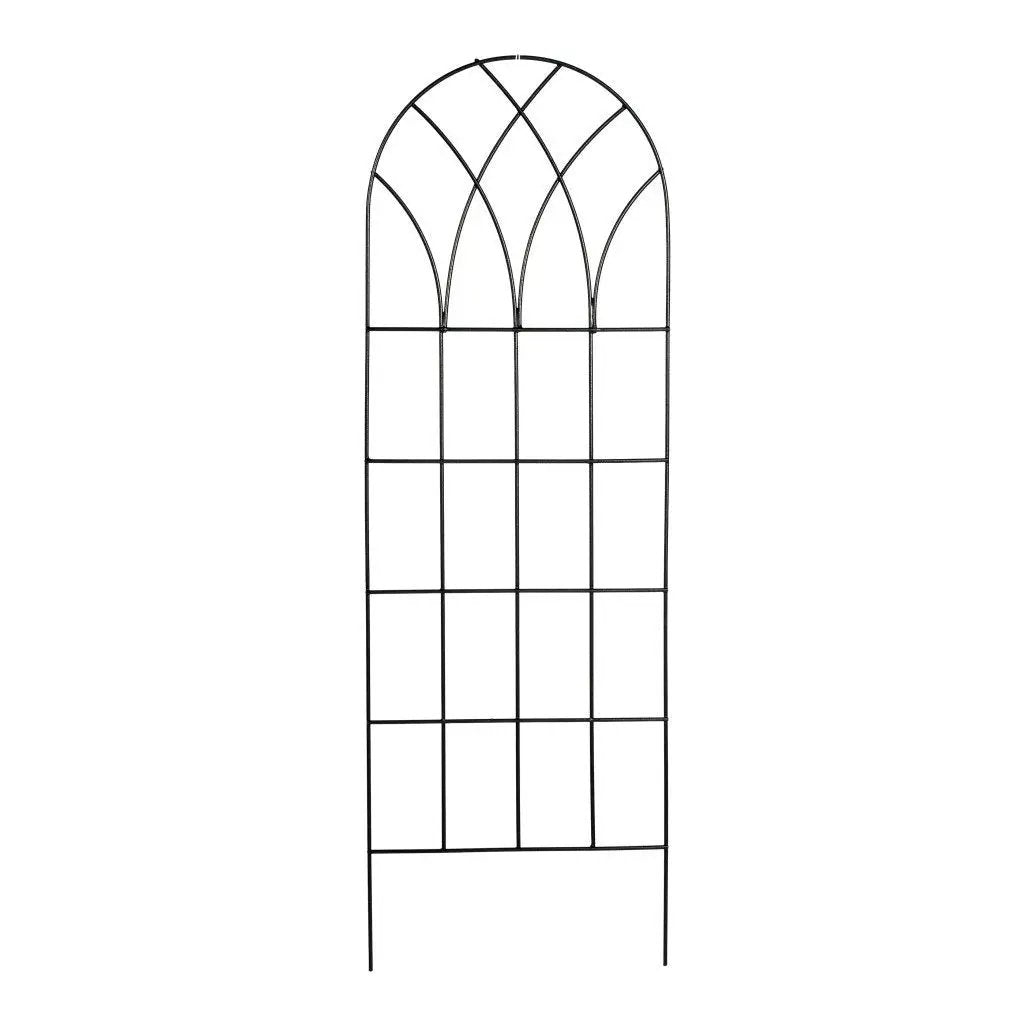 60-inch Gothic Arch Top Metal Wall Trellis for Home Garden by HomePacific