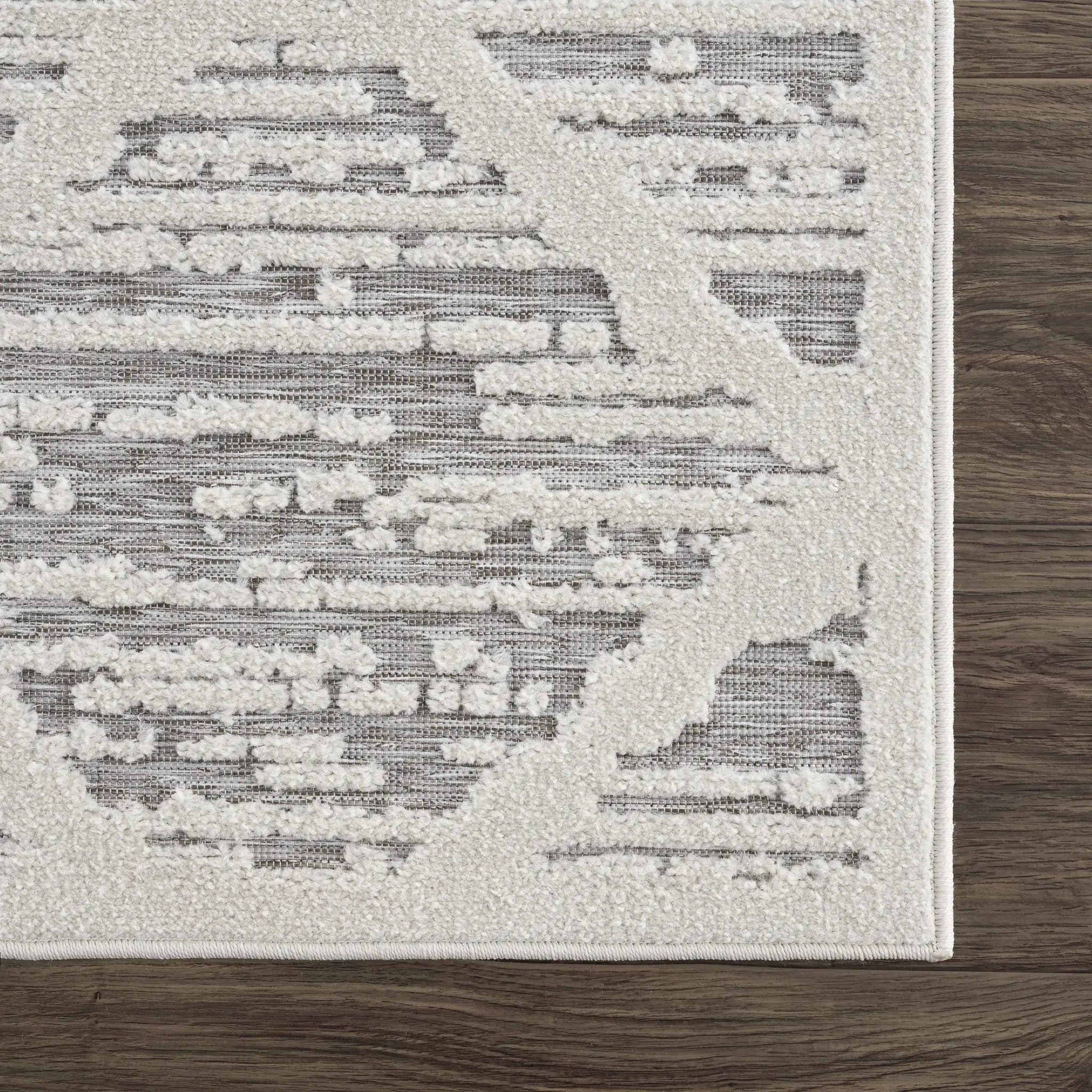 Gambang 3D Trellis Outdoor Area Rug - Clearance by Boutique Rugs