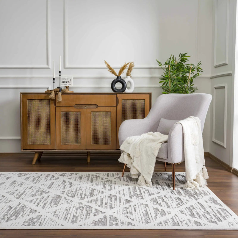 Gambang 3D Trellis Outdoor Area Rug - Clearance by Boutique Rugs
