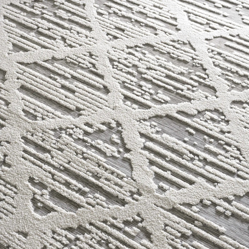 Gambang 3D Trellis Outdoor Area Rug - Clearance by Boutique Rugs