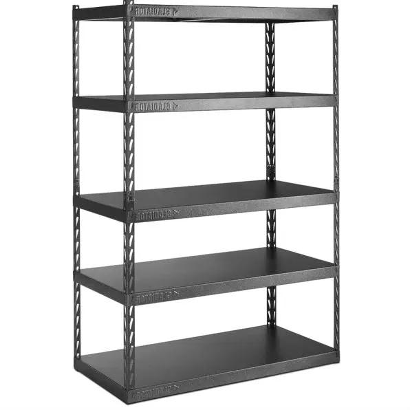 Heavy Duty 48-inch Wide 5-Shelf Metal Shelving Unit by HomePacific