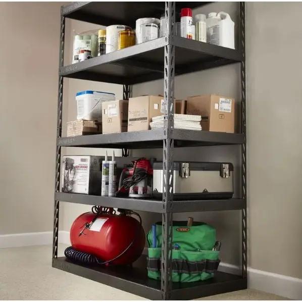 Heavy Duty 48-inch Wide 5-Shelf Metal Shelving Unit by HomePacific