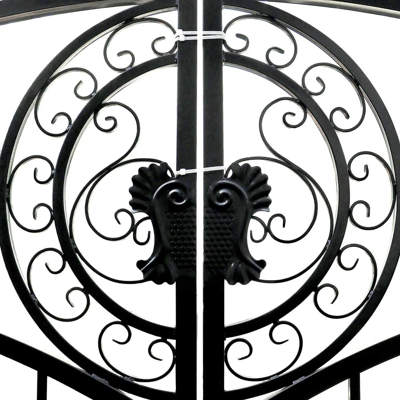 14x8 ft Steel Dual Swing Driveway Gate-European Style by Chery Industrial