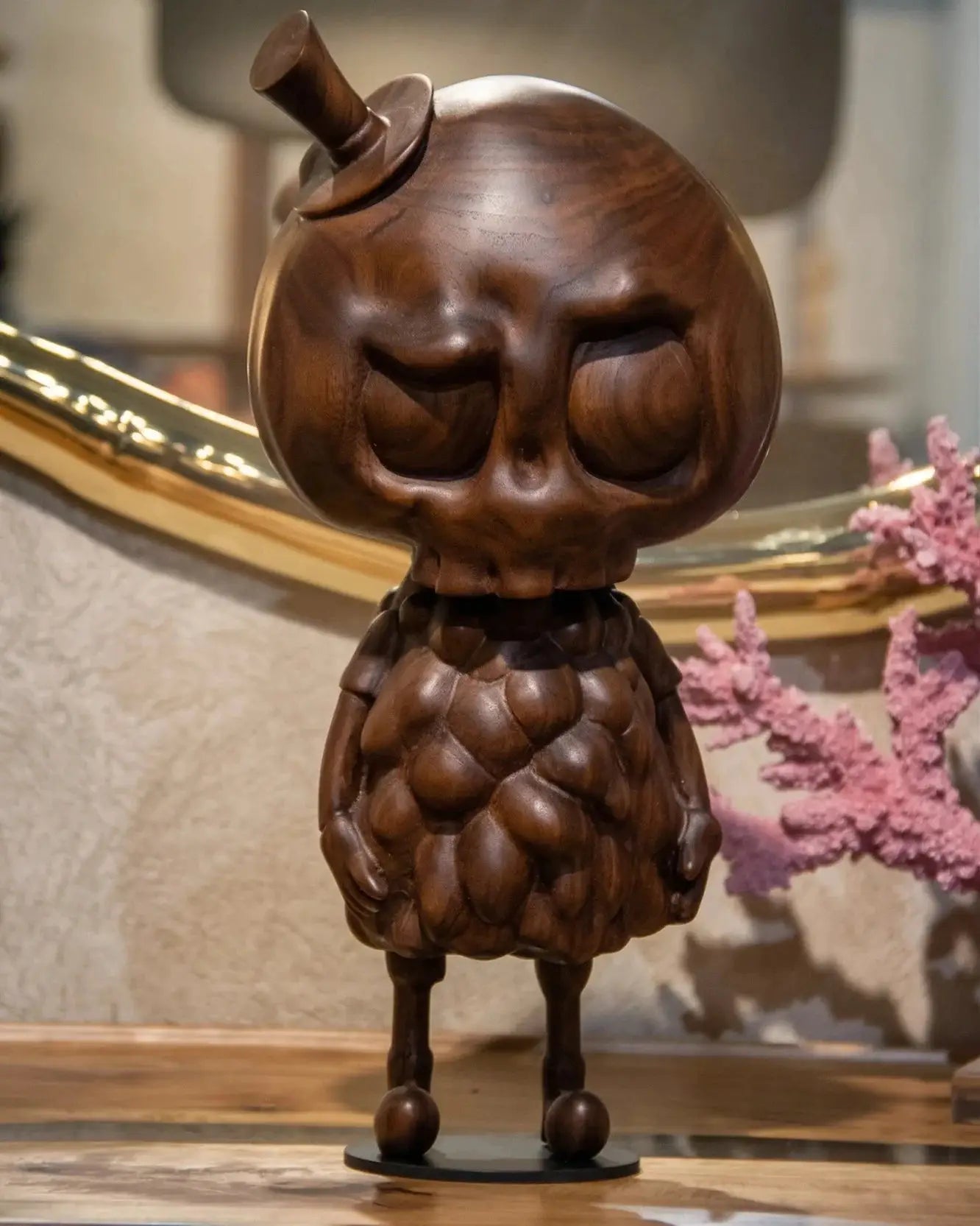 Handcrafted Tycoco Wooden Sculpture - 15" Tall by Gizz