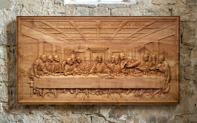 Wooden The Last Supper by Gizz