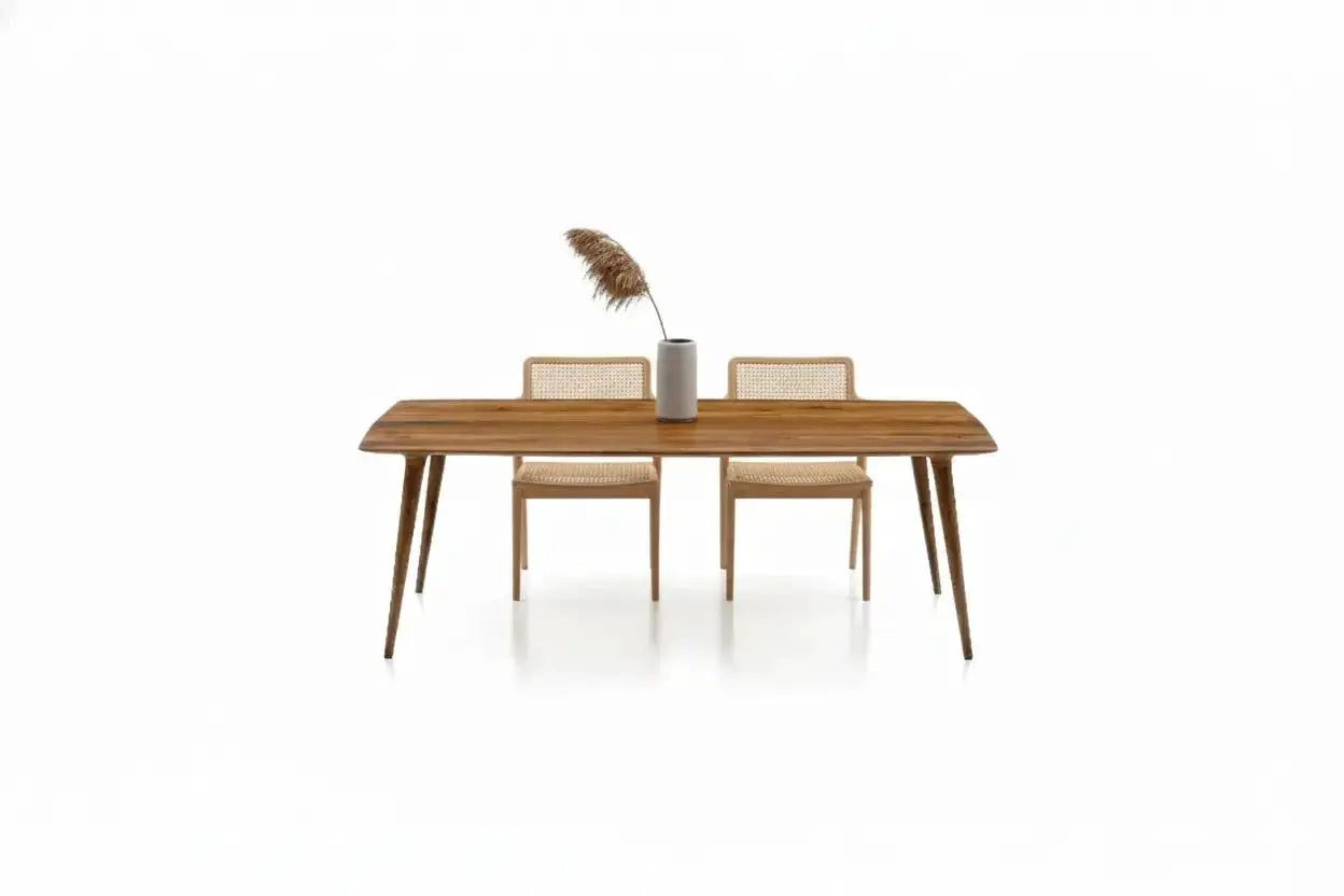 Edge Glued Hardwood Dining Table - Solid Kitchen Table by Gizz