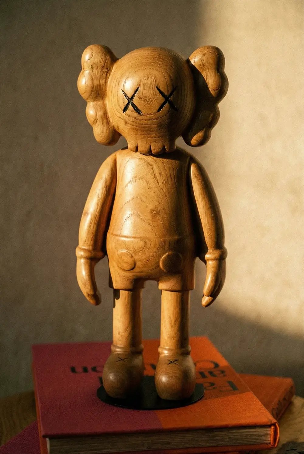 Handcrafted Wooden Bear Sculpture by Gizz