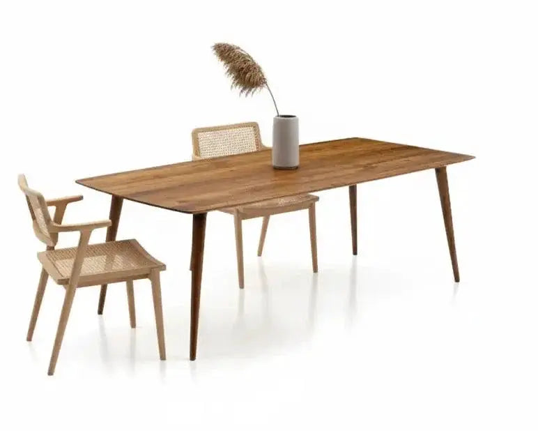 Edge Glued Hardwood Dining Table - Solid Kitchen Table by Gizz