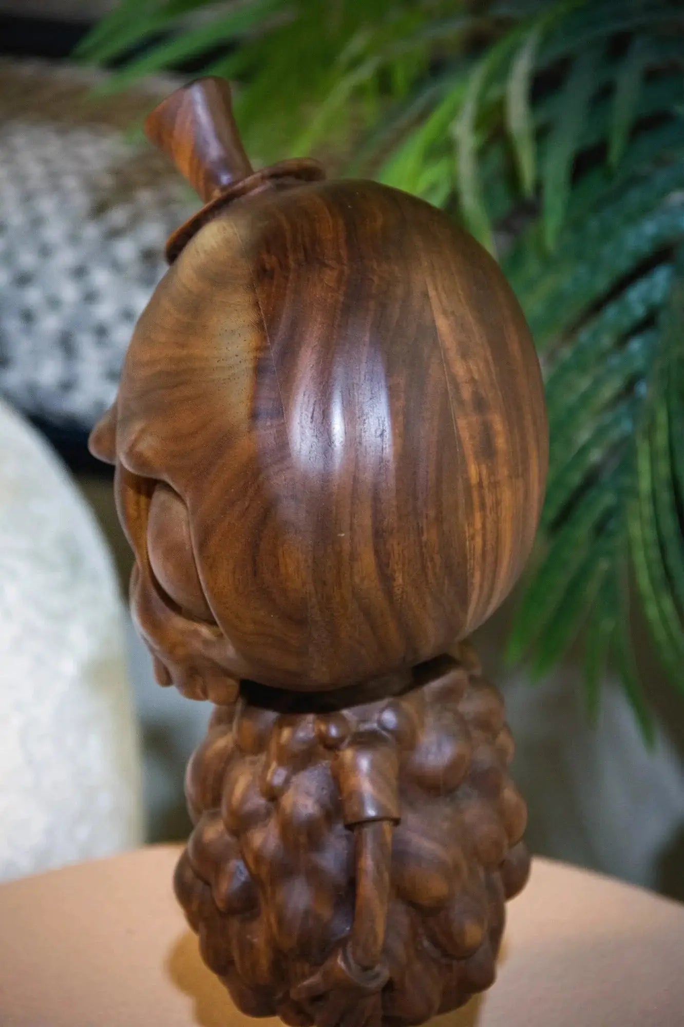 Handcrafted Tycoco Wooden Sculpture - 15" Tall by Gizz