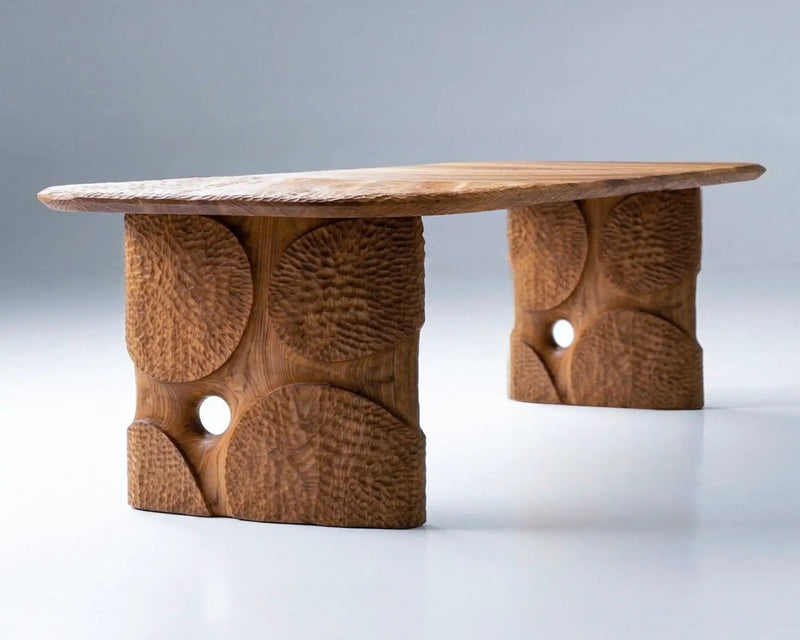 Hand-Carved Dining Table by Gizz