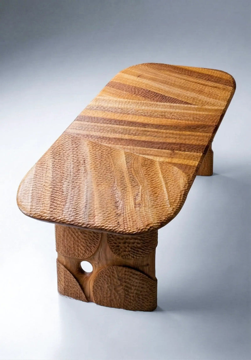 Hand-Carved Dining Table by Gizz