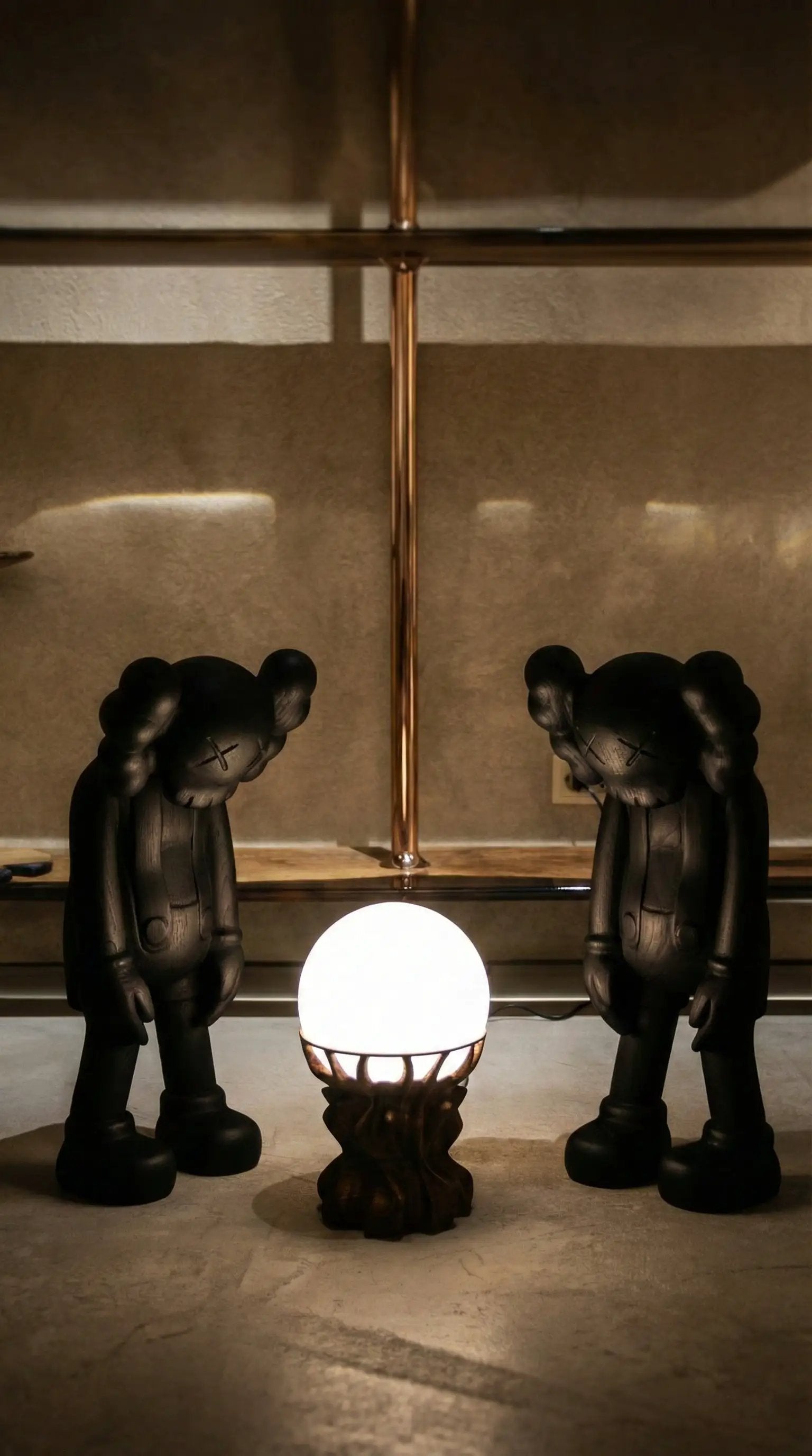 Handcrafted Solid Wood Table Lamp by Gizz