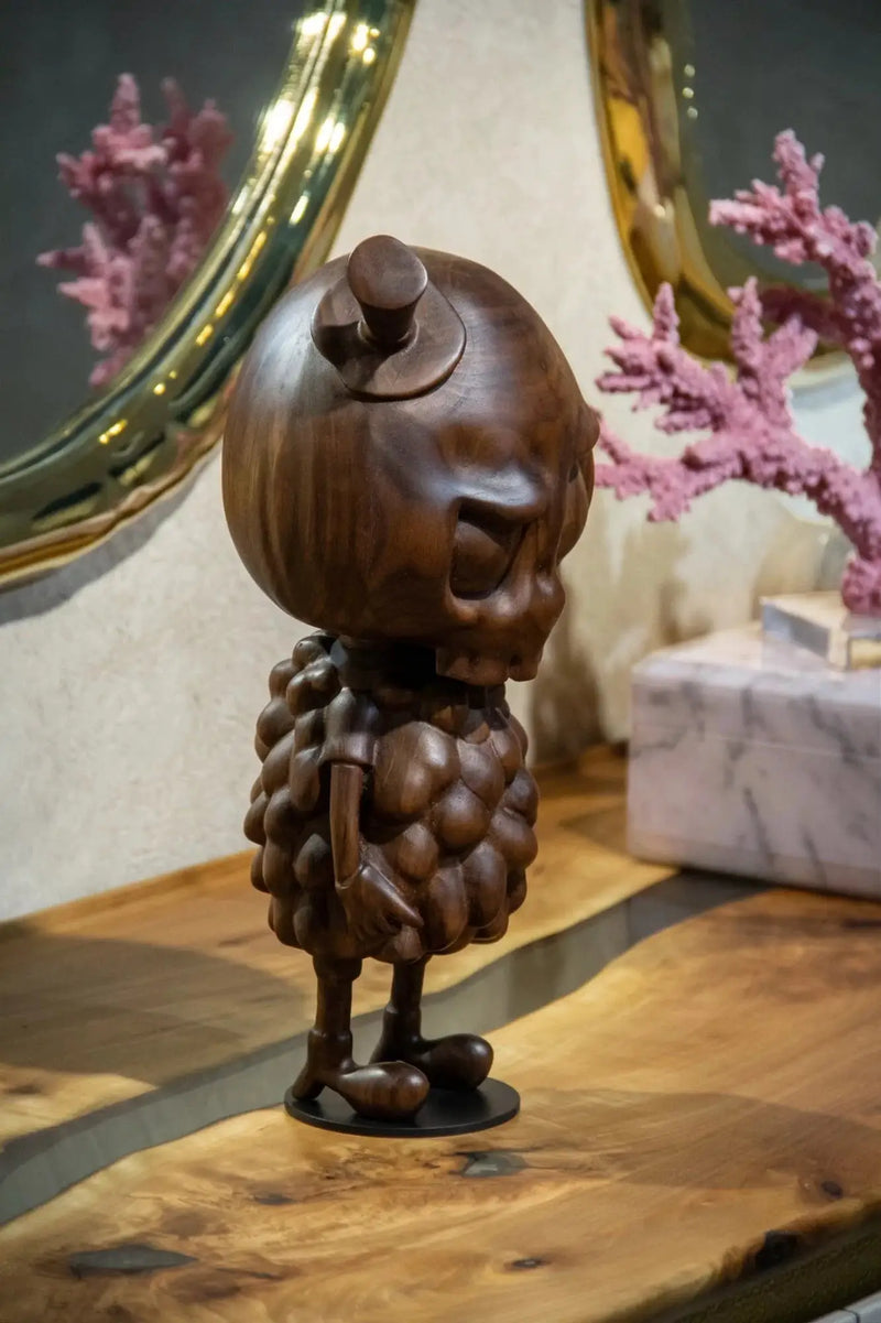 Handcrafted Tycoco Wooden Sculpture - 15" Tall by Gizz