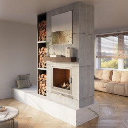 Barn Beam Fireplace Mantel Shelf by Dogberrycollections