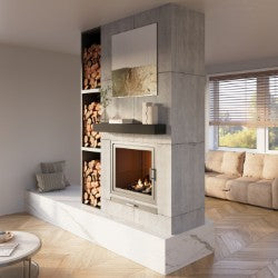 Barn Beam Fireplace Mantel Shelf by Dogberrycollections