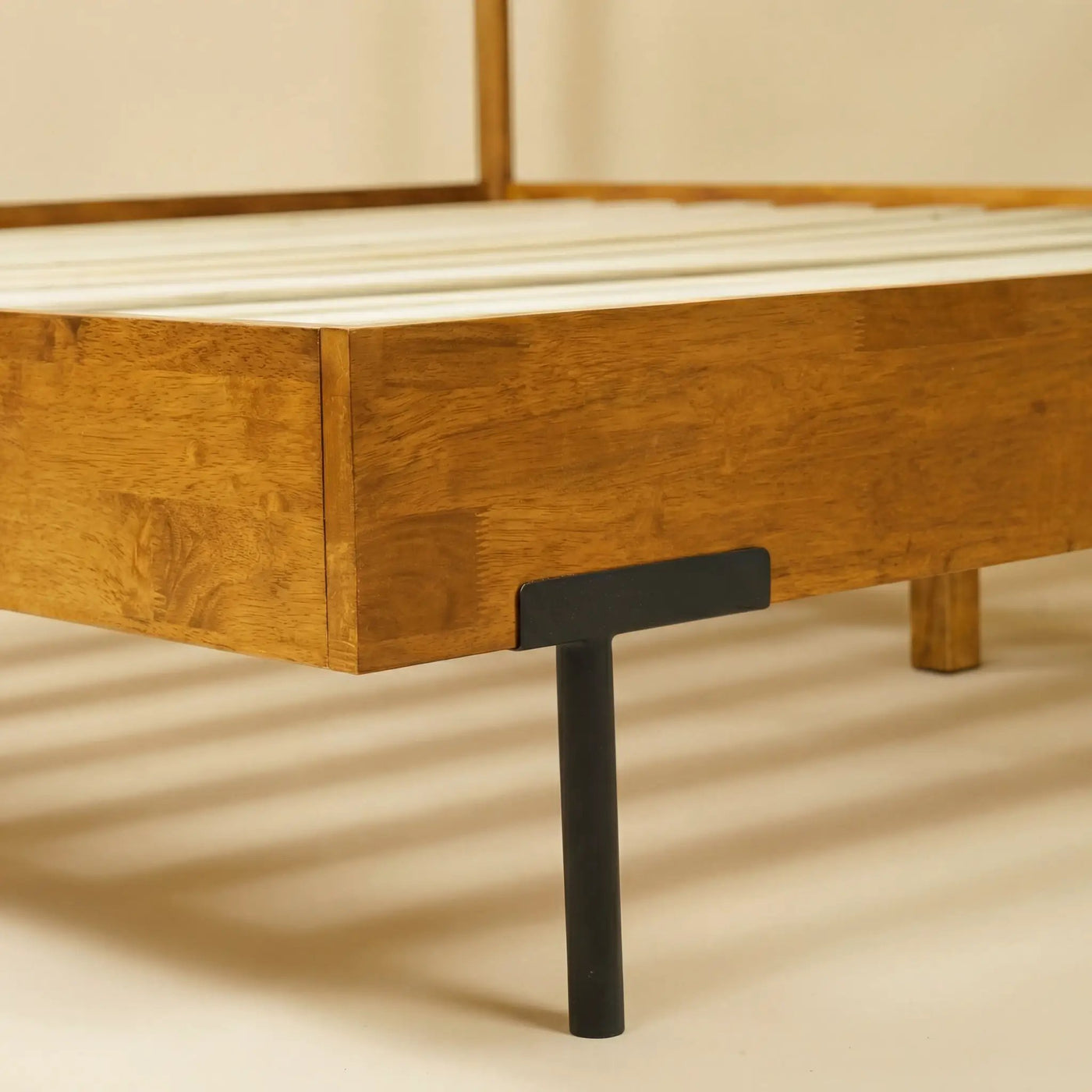 Frida Solid Wood Bed Frame by Megsu