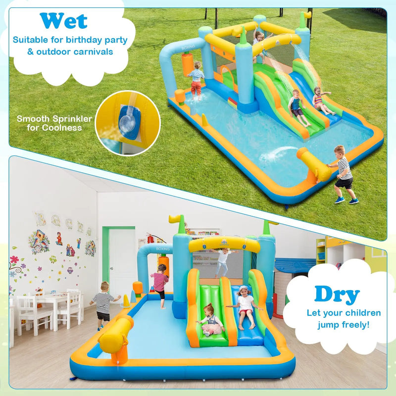 Giant Inflatable Water Slide for Kids Aged 3-10 Years (without Blower) by DirectDeals