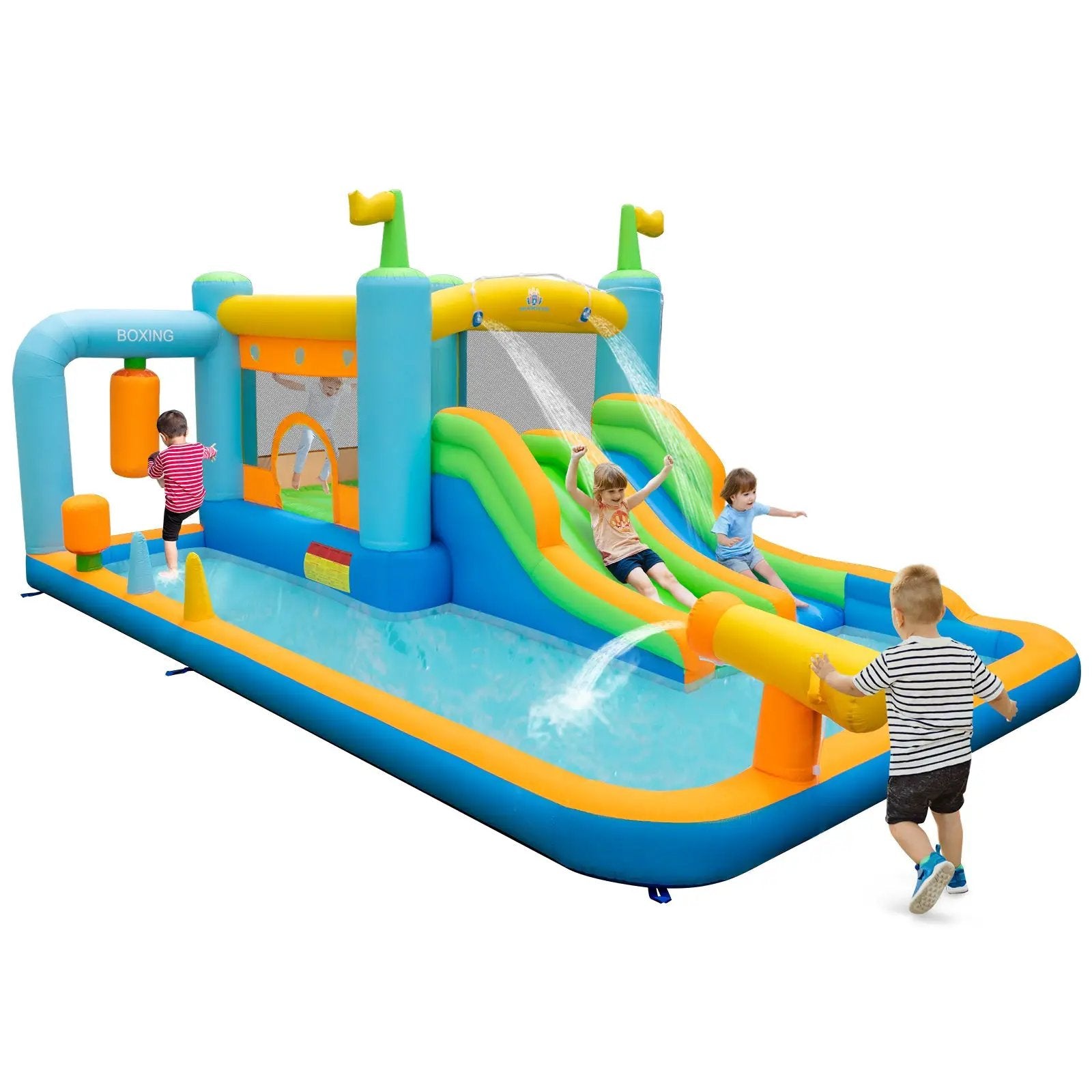 Giant Inflatable Water Slide for Kids Aged 3-10 Years (without Blower) by DirectDeals