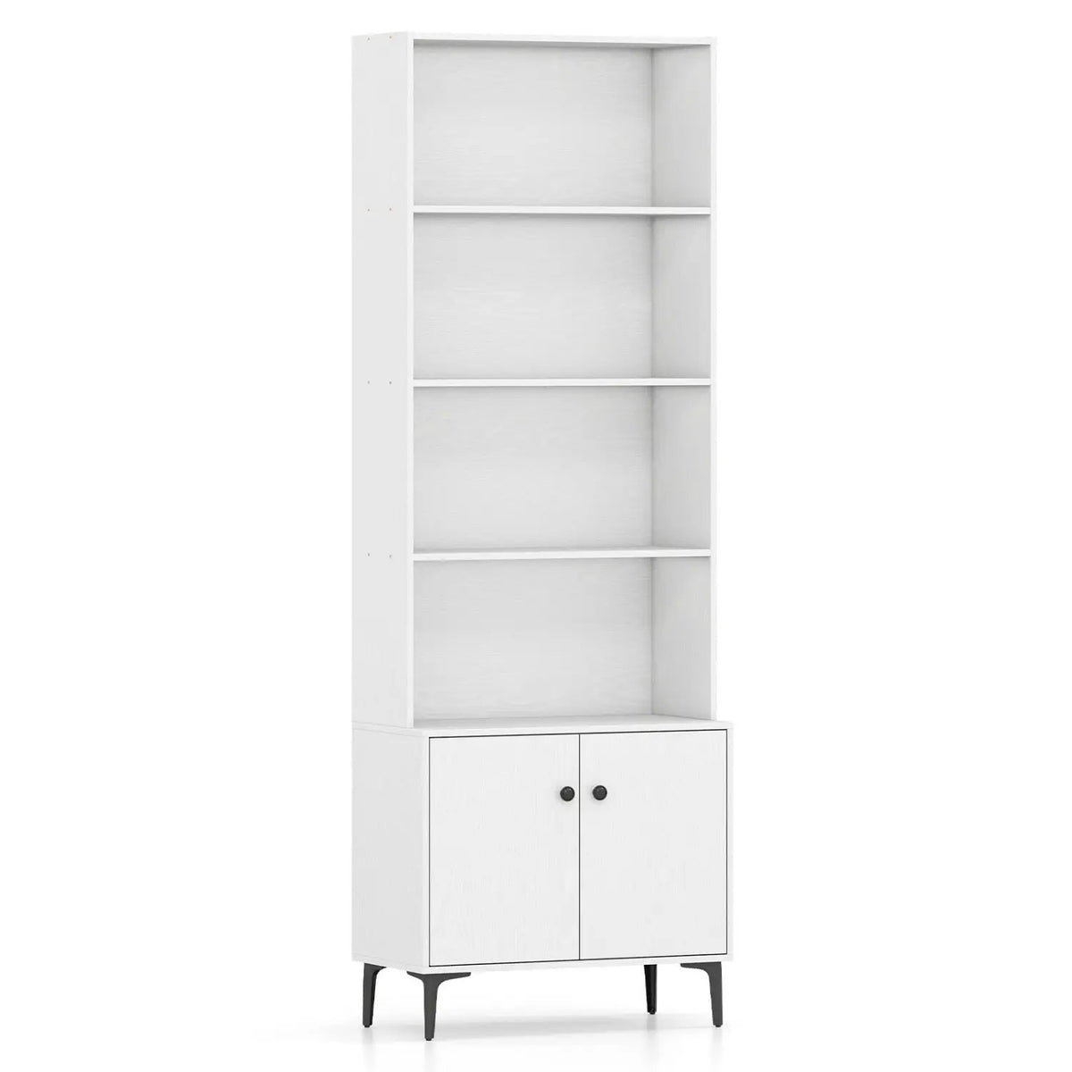 Giantex Bookshelf with Doors and 2 Anti-Tipping Kits for Home Office by DirectDeals