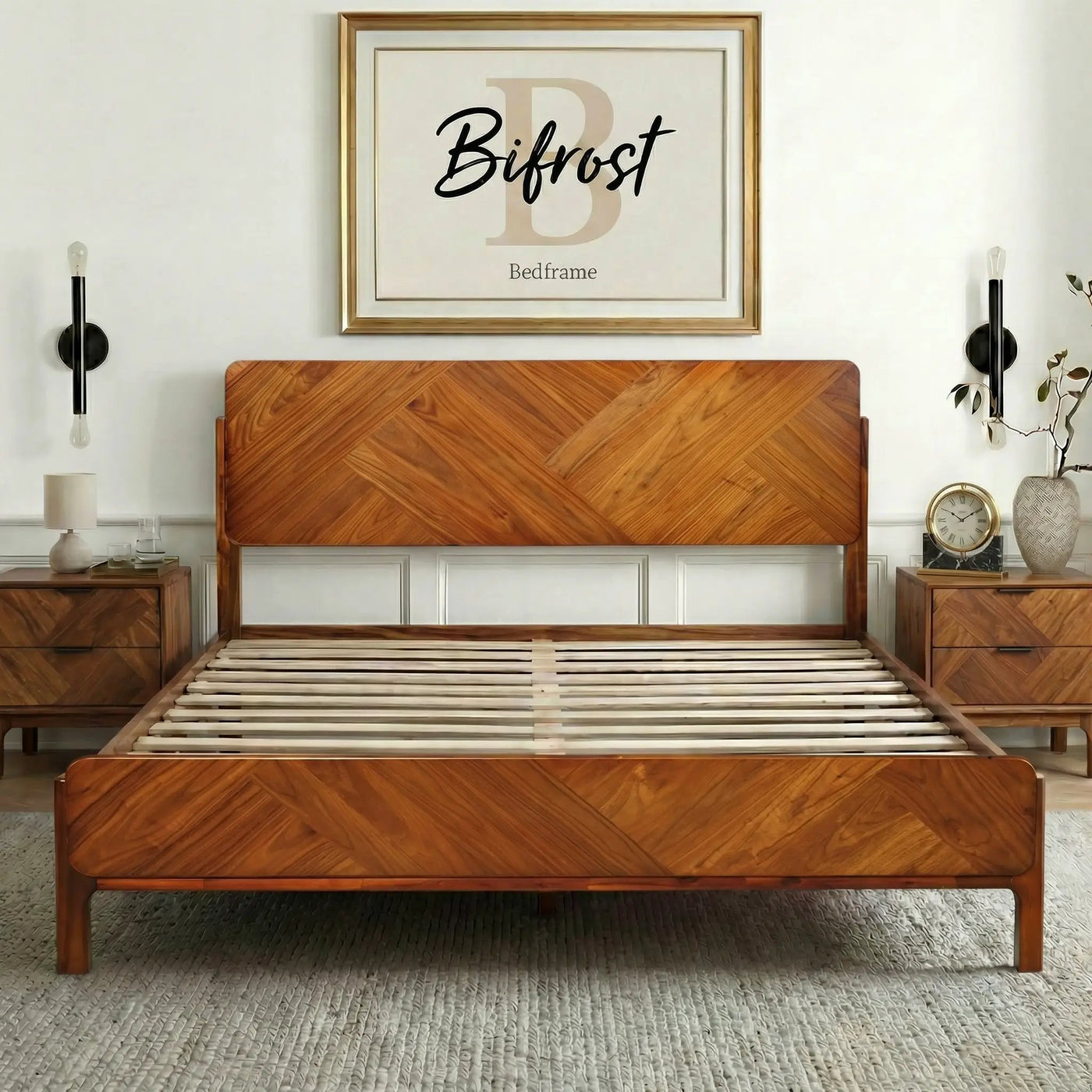 Bifrost Solid Wood Bed Frame by Megsu