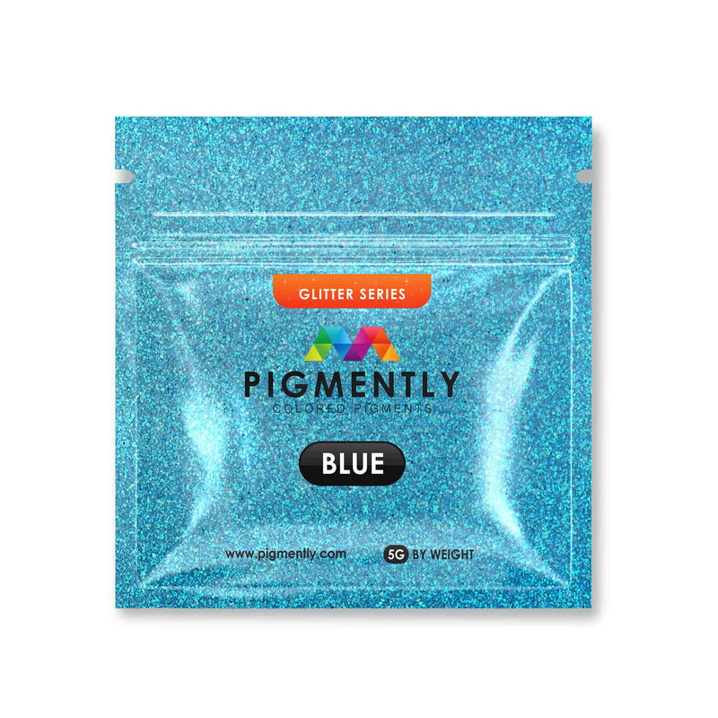 Blue Glitter Epoxy Powder Pigment by UltraClear Epoxy