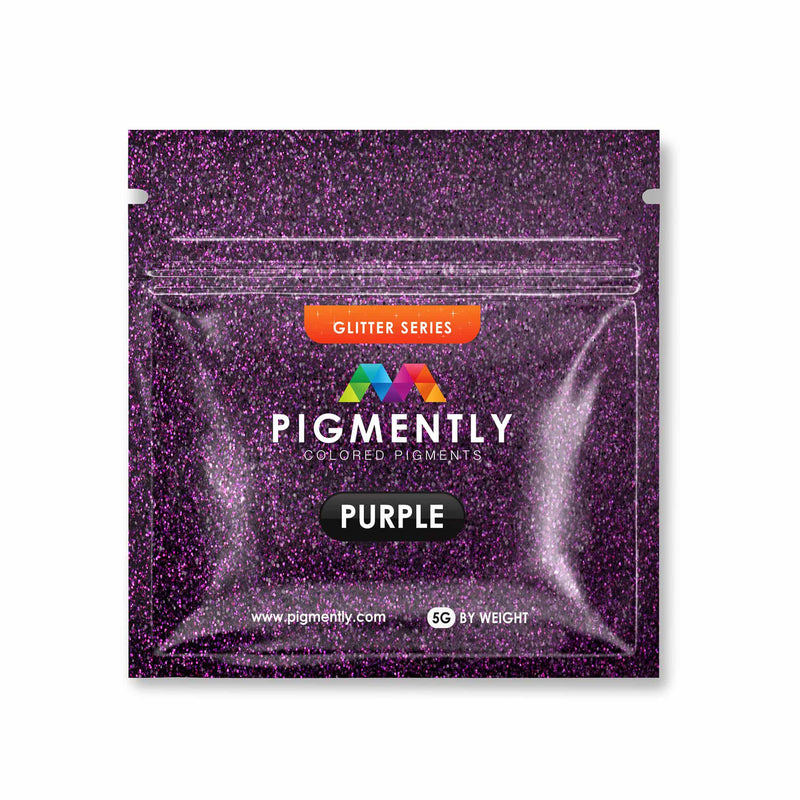 Purple Glitter Epoxy Powder Pigment by UltraClear Epoxy