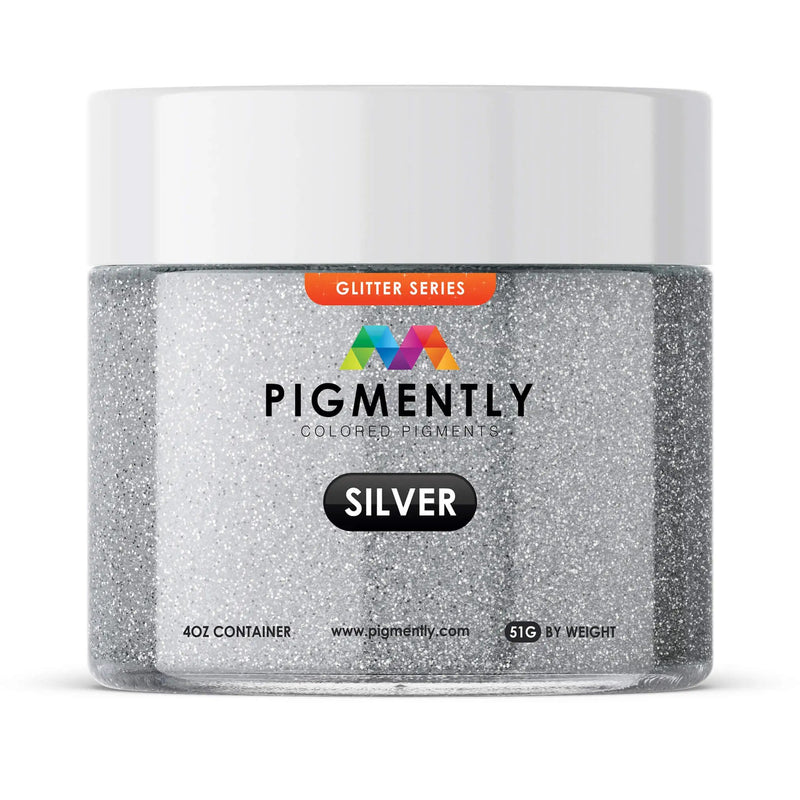 Silver Glitter Epoxy Powder Pigment by UltraClear Epoxy