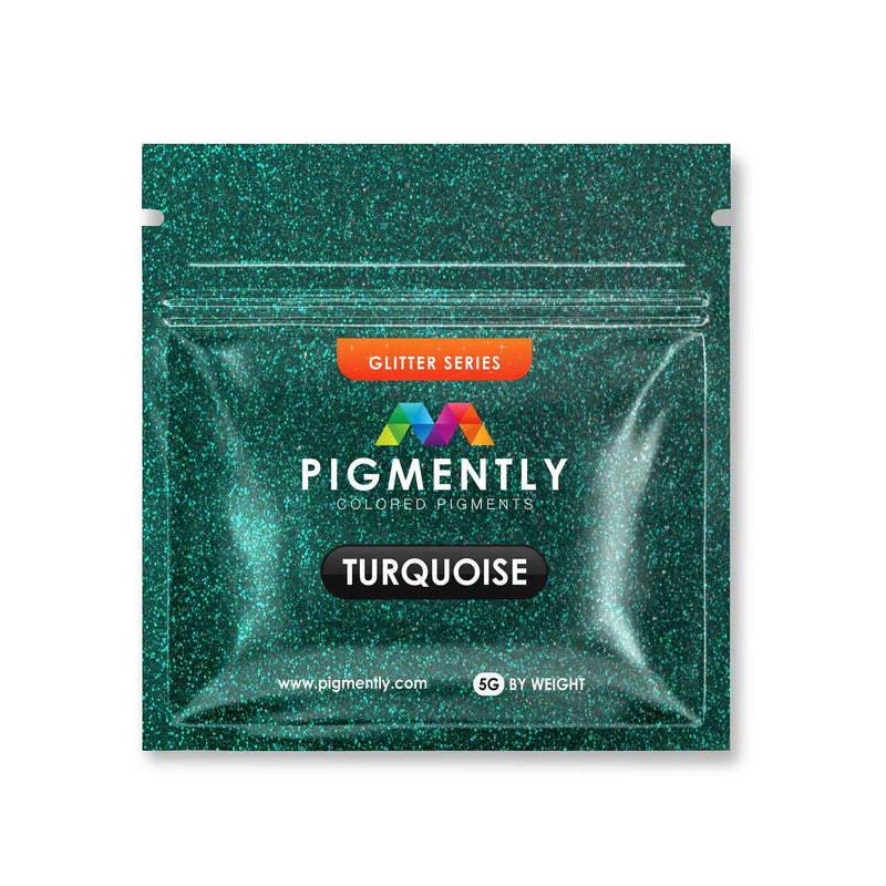 Turquoise Glitter Epoxy Powder Pigment by UltraClear Epoxy