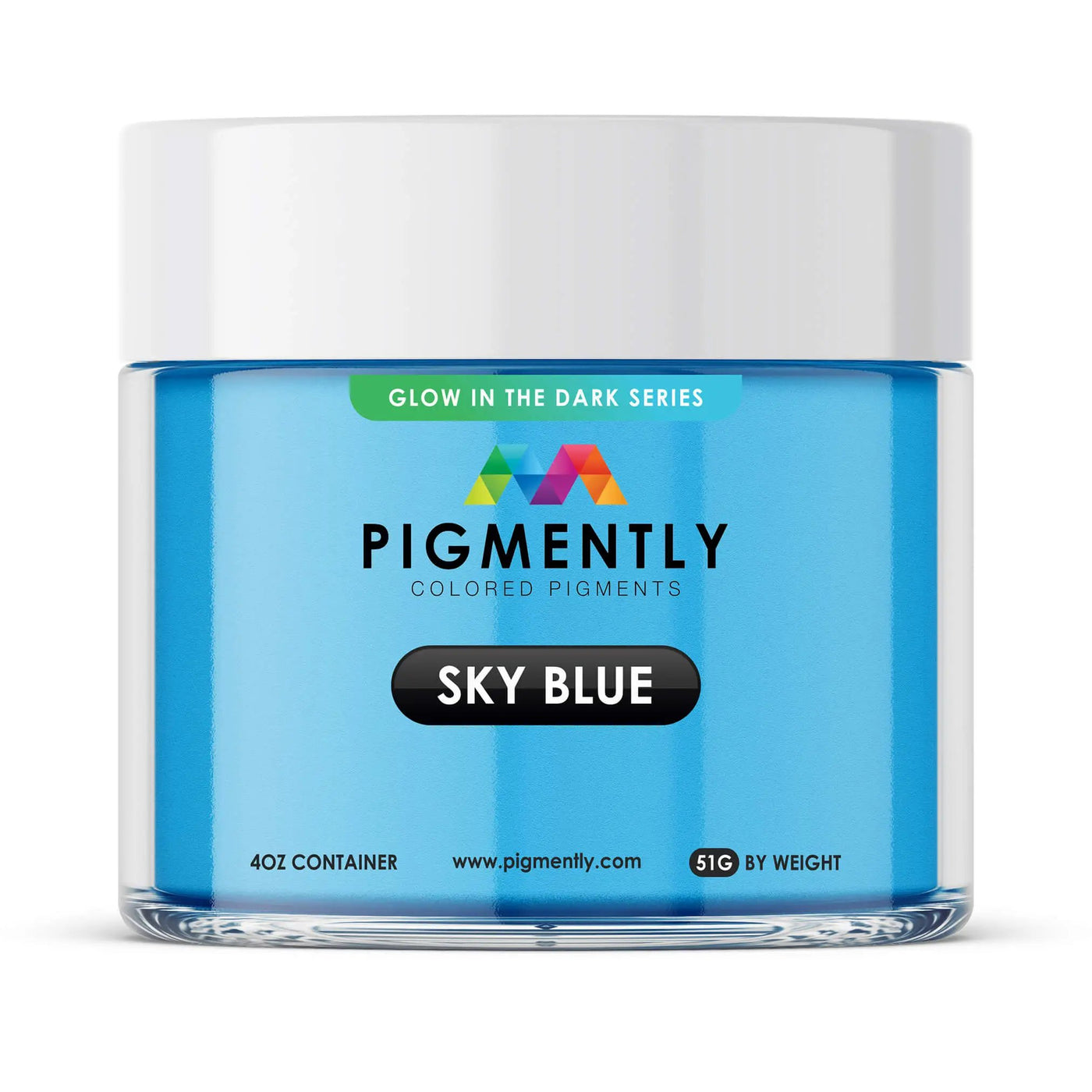 Sky Blue Glow in the Dark Epoxy Powder Pigment by UltraClear Epoxy