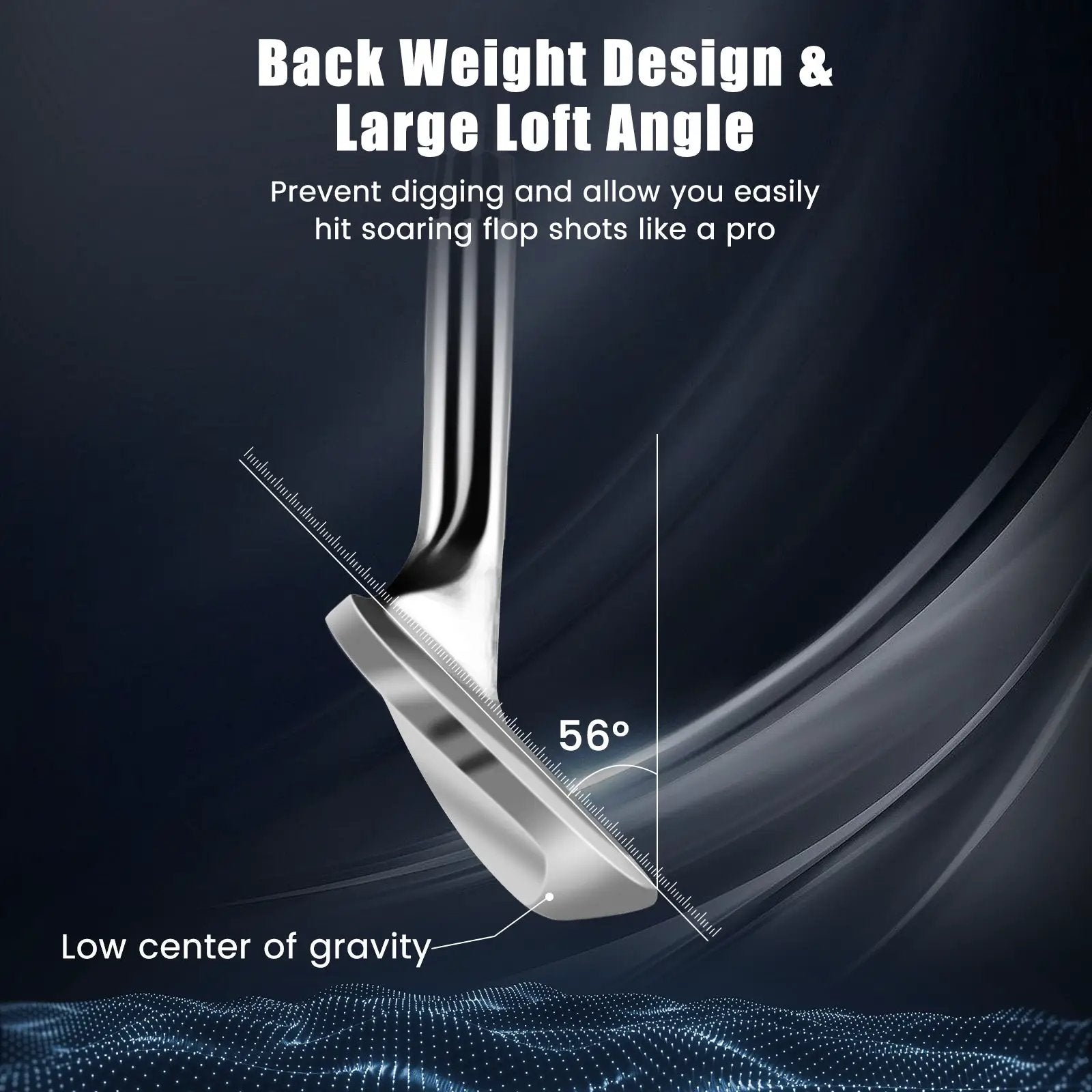Golf Sand Wedge 56/60 Degree Gap Lob Wedge with Grooves Right Handed by DirectDeals