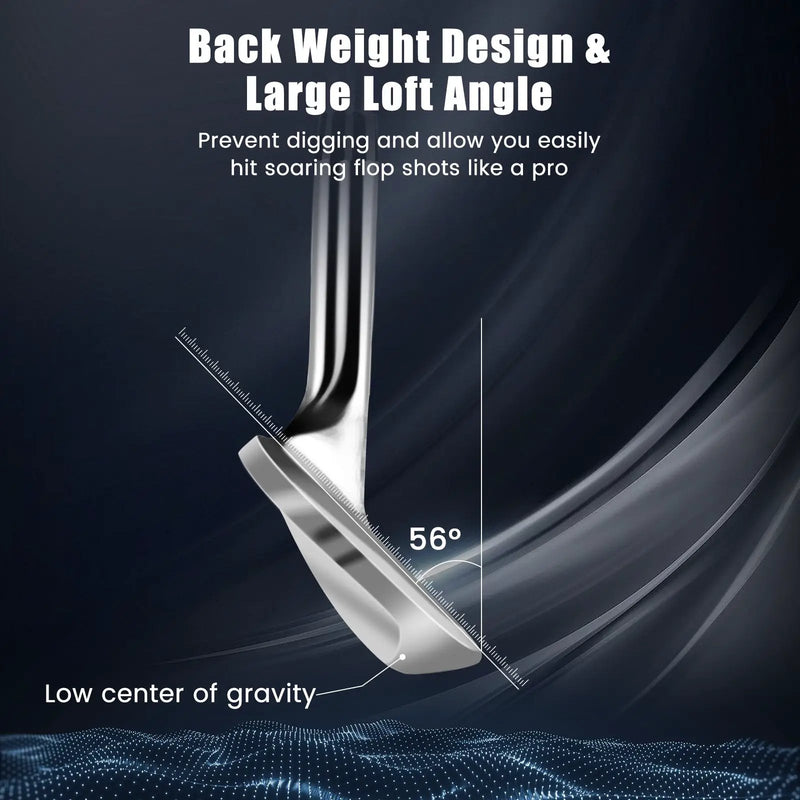 Golf Sand Wedge 56/60 Degree Gap Lob Wedge with Grooves Right Handed by DirectDeals