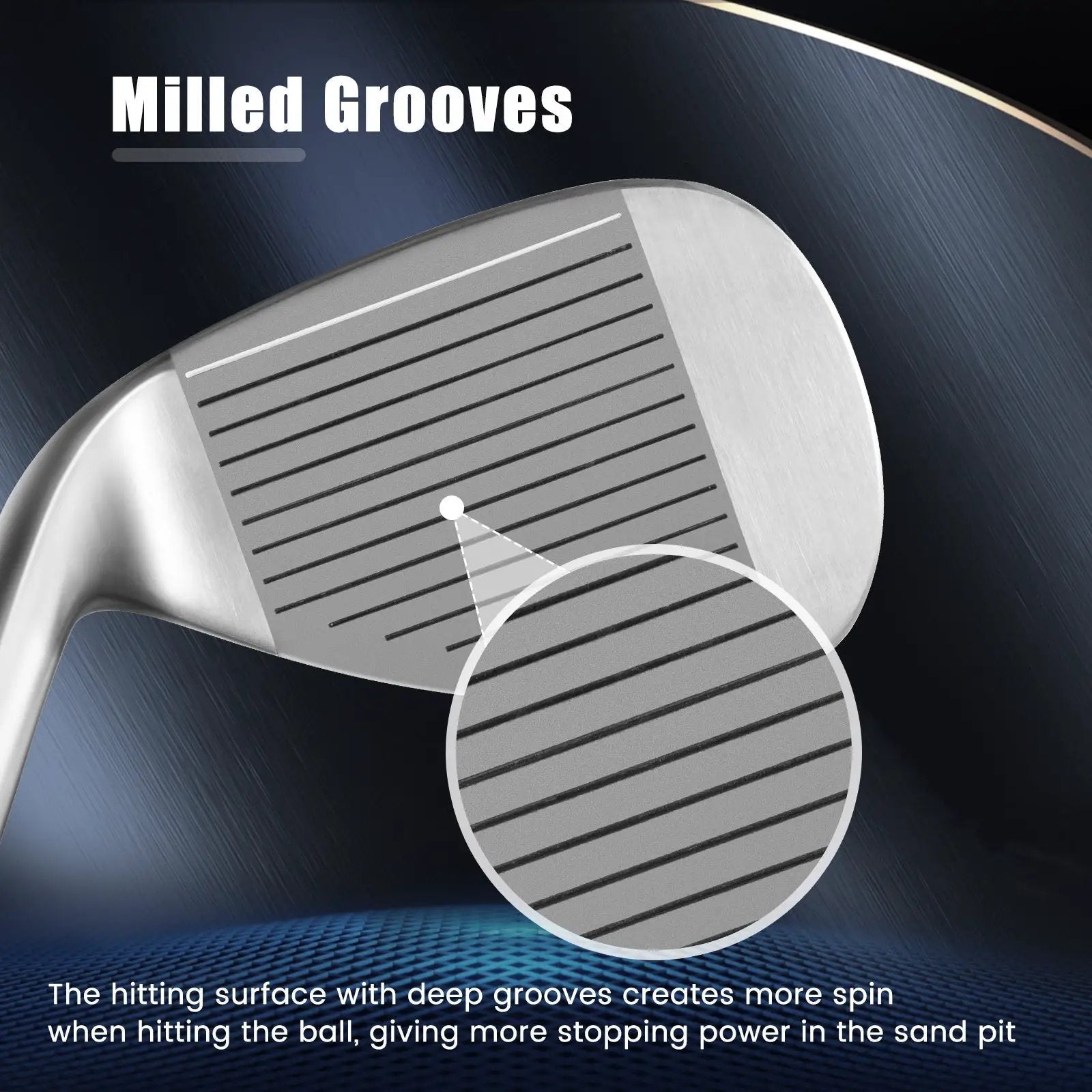 Golf Sand Wedge 56/60 Degree Gap Lob Wedge with Grooves Right Handed by DirectDeals