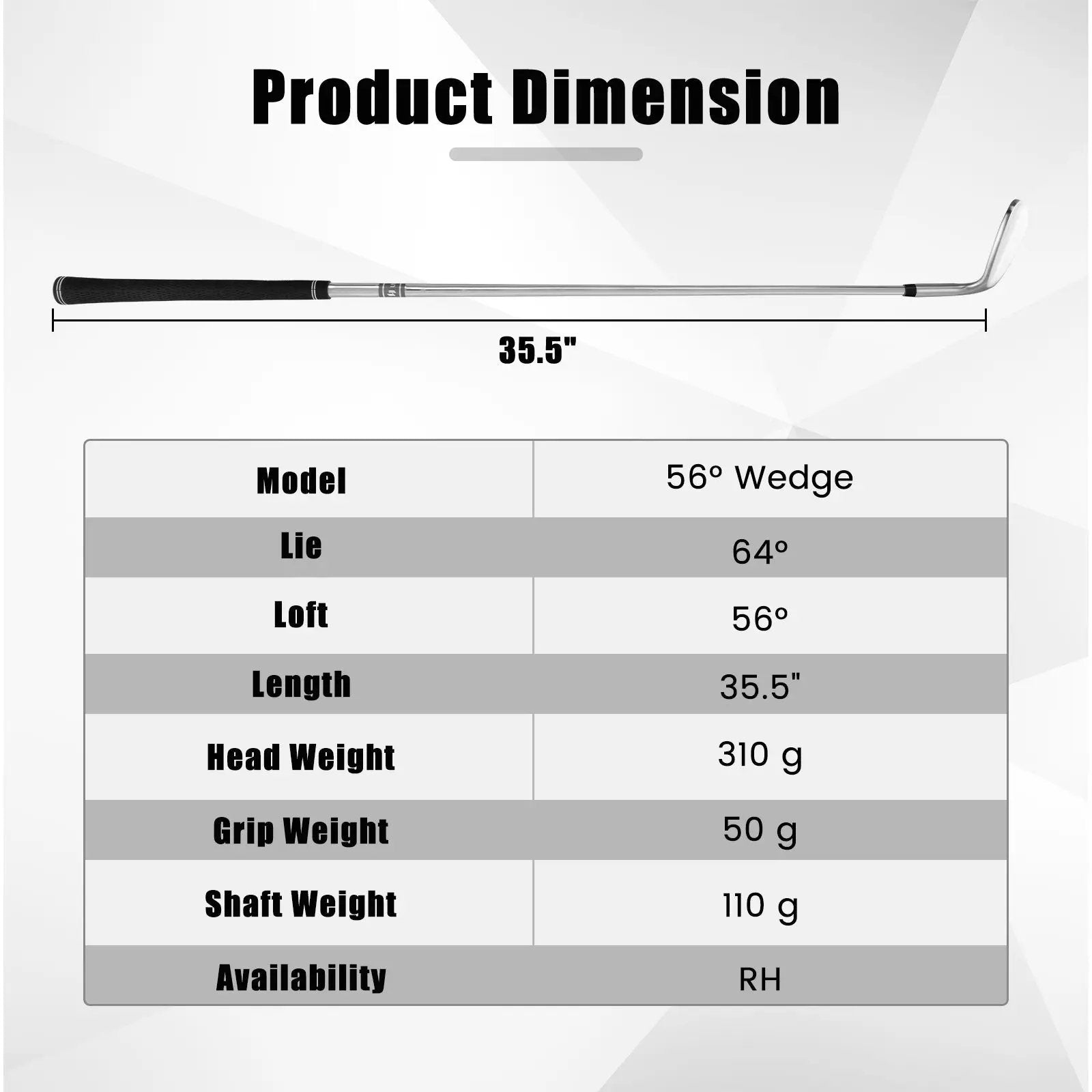 Golf Sand Wedge 56/60 Degree Gap Lob Wedge with Grooves Right Handed by DirectDeals