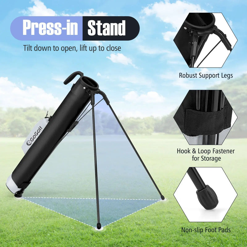 Golf Stand Bag Lightweight Golf Bag for The Driving Range by DirectDeals