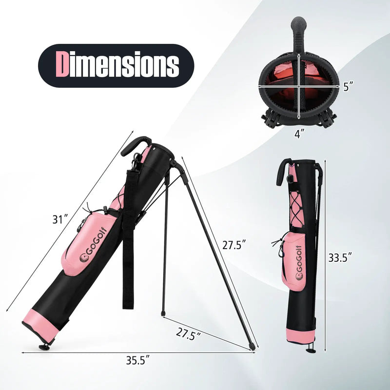 Golf Stand Bag Lightweight Golf Bag for The Driving Range by DirectDeals