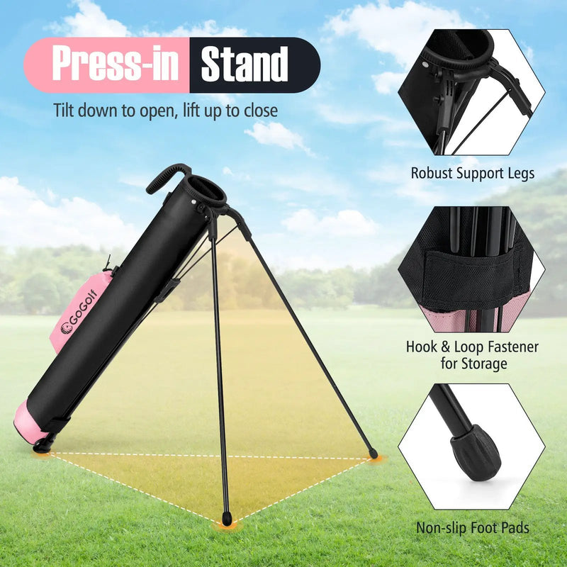 Golf Stand Bag Lightweight Golf Bag for The Driving Range by DirectDeals