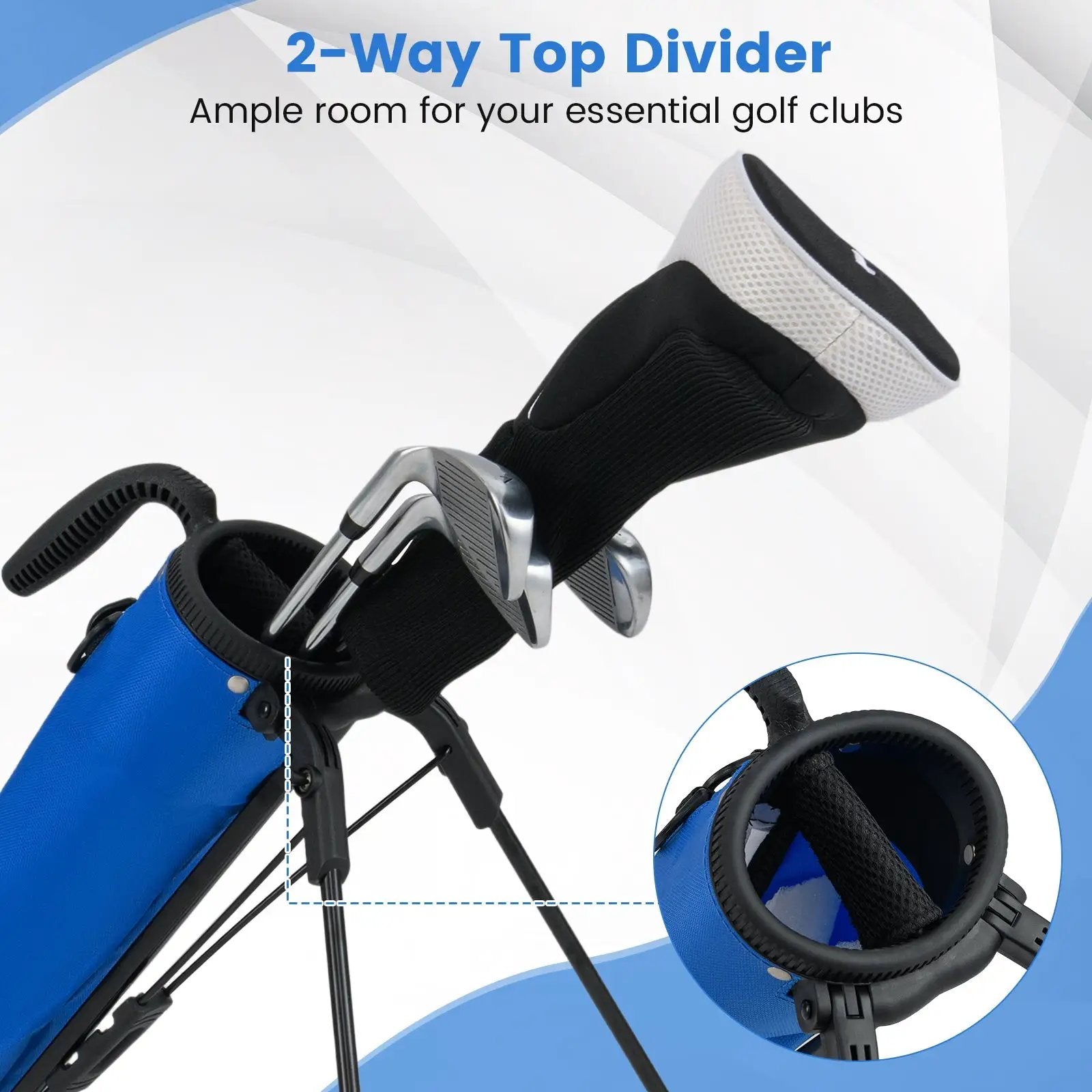 Golf Stand Bag Lightweight Golf Bag for The Driving Range by DirectDeals