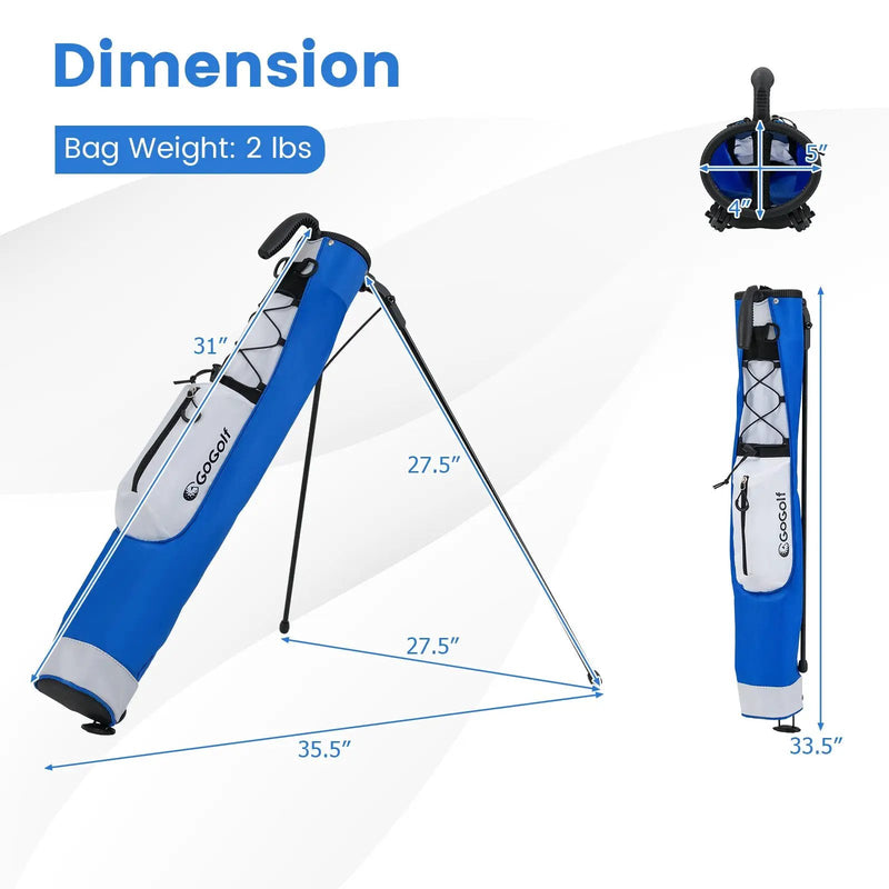 Golf Stand Bag Lightweight Golf Bag for The Driving Range by DirectDeals