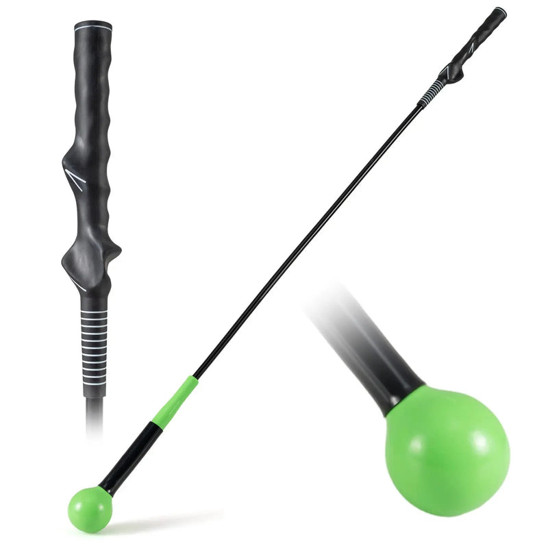 Golf Swing Trainer Aid 47inch/40inch/31.5inch Warm-up Practice Stick with Weighted Head for Grip by DirectDeals