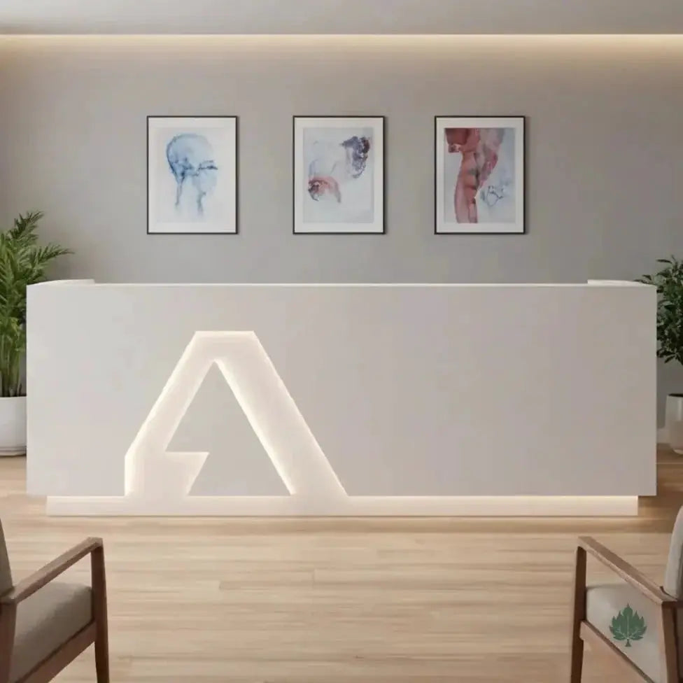 Rillena · Front Reception Desk by Arc Grove
