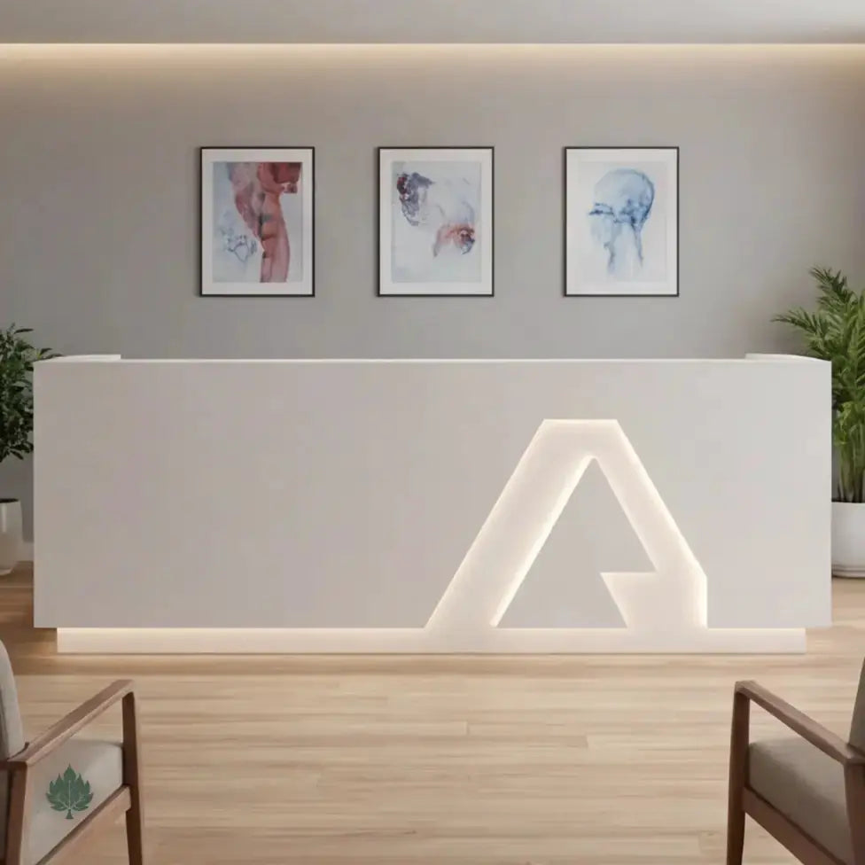 Rillena · Front Reception Desk by Arc Grove