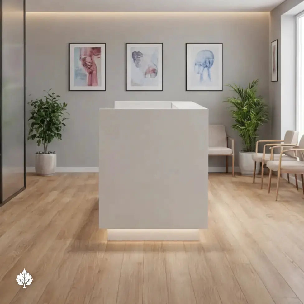 Rillena · Front Reception Desk by Arc Grove