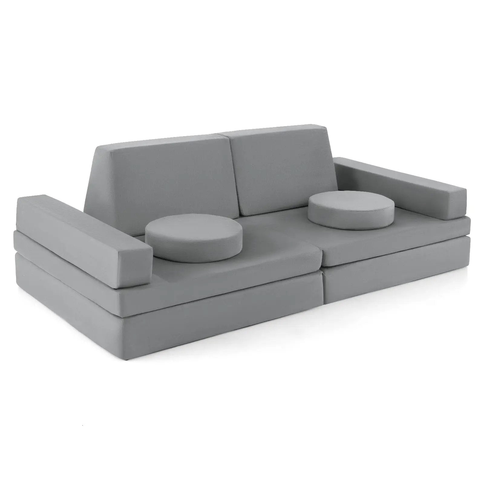 10-Piece Kids Play Couch Sofa with Portable Handle by DirectDeals