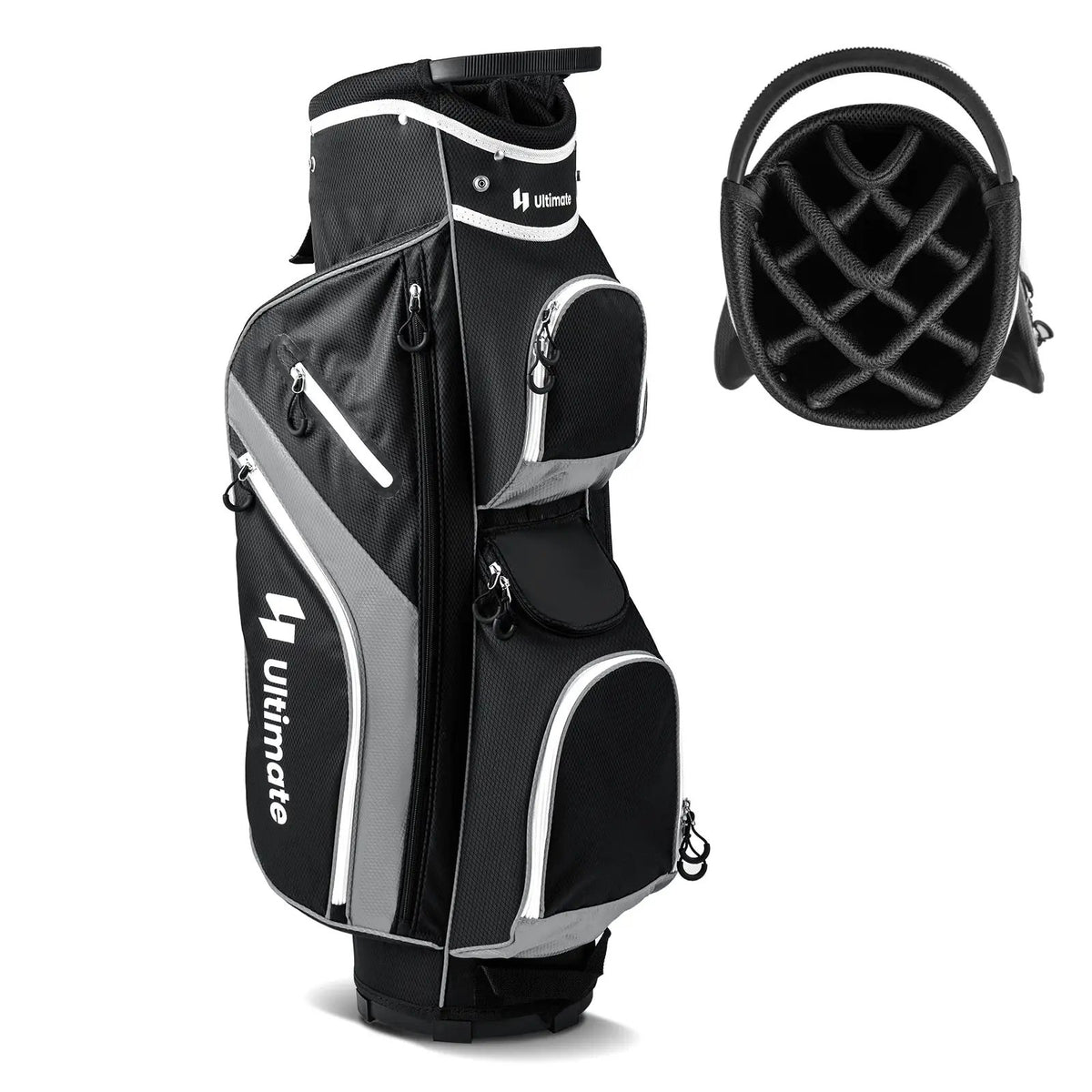 Golf Cart Bag with 14 Way Top Dividers by DirectDeals
