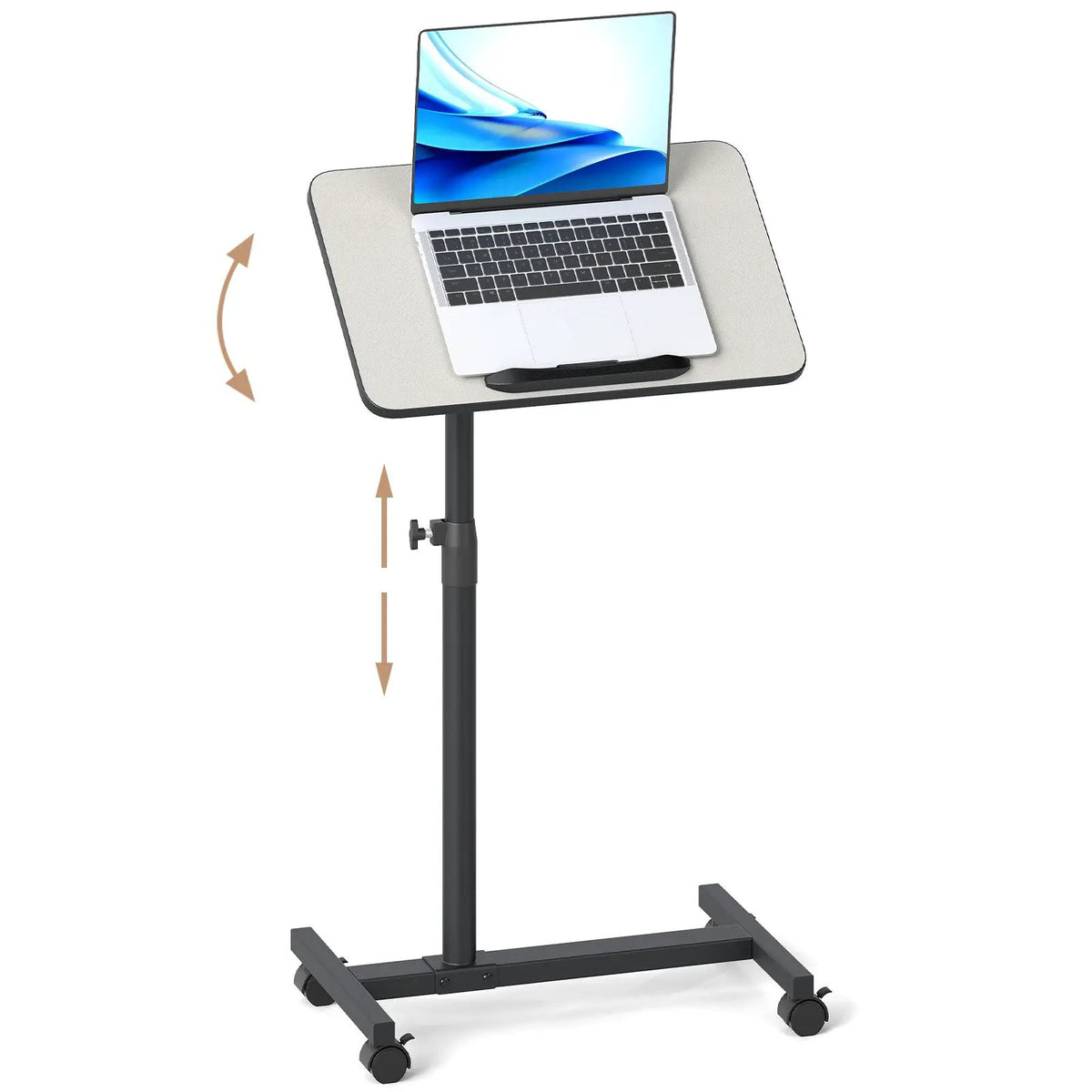 Overbed Rolling Food Tray Table by DirectDeals